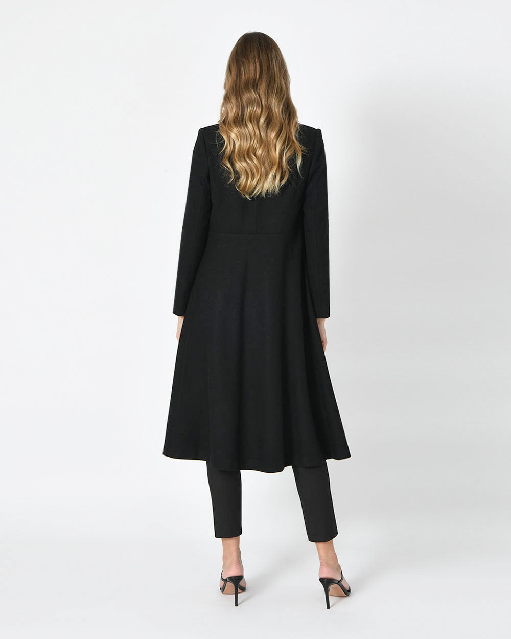 Paulette Flare Wool Coat