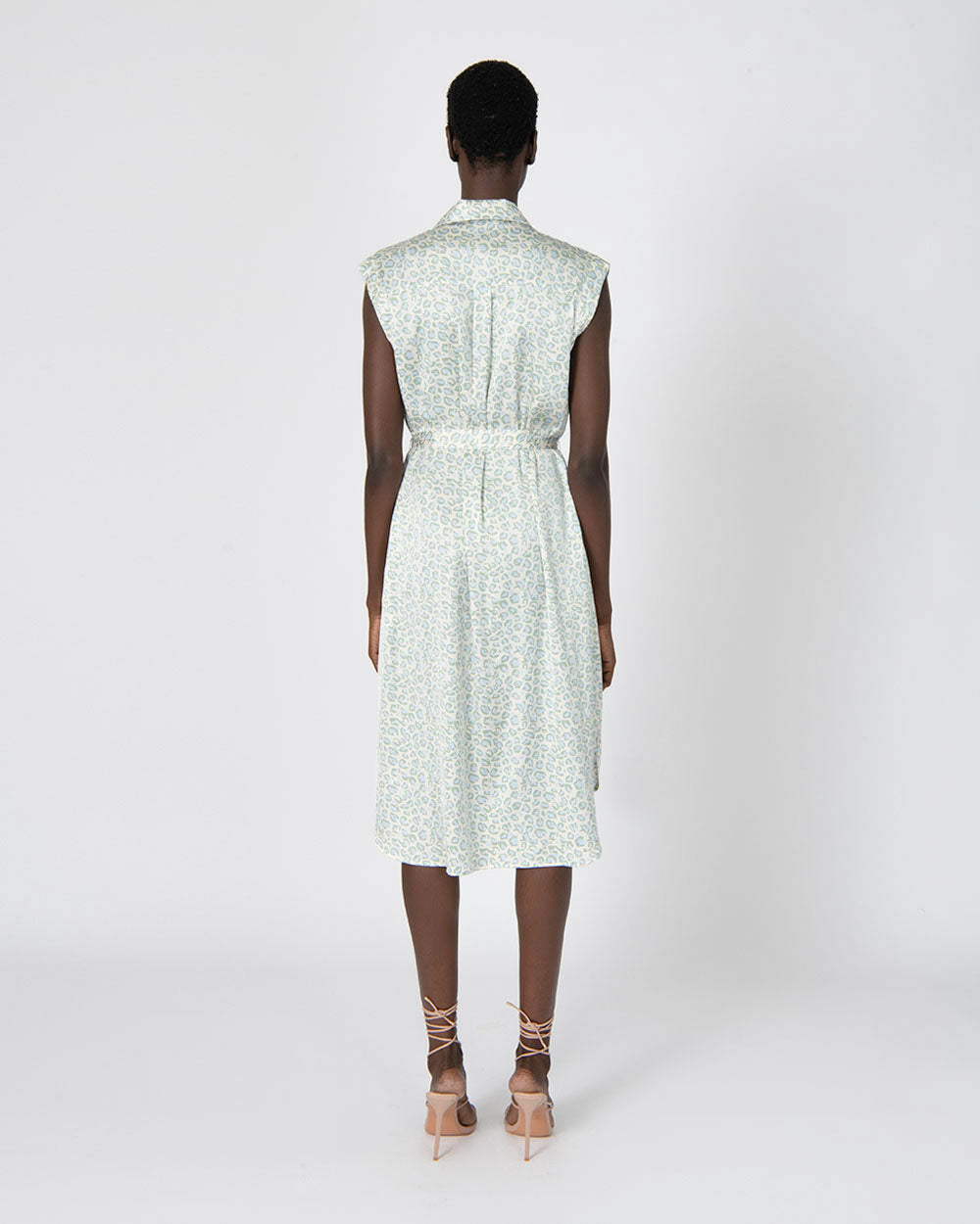 Daria Sleeveless Shirt Dress