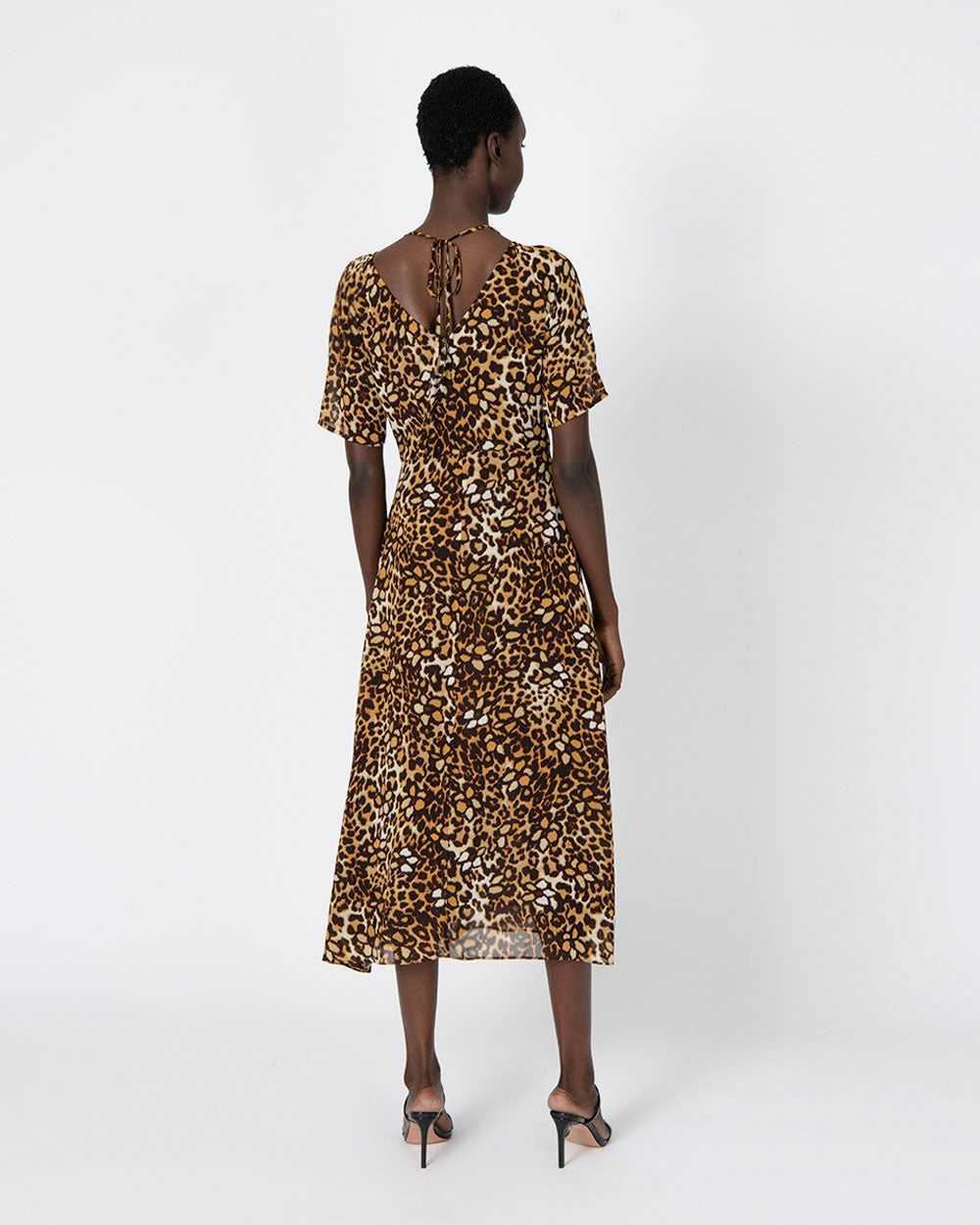 Janice Leopard Print Dress