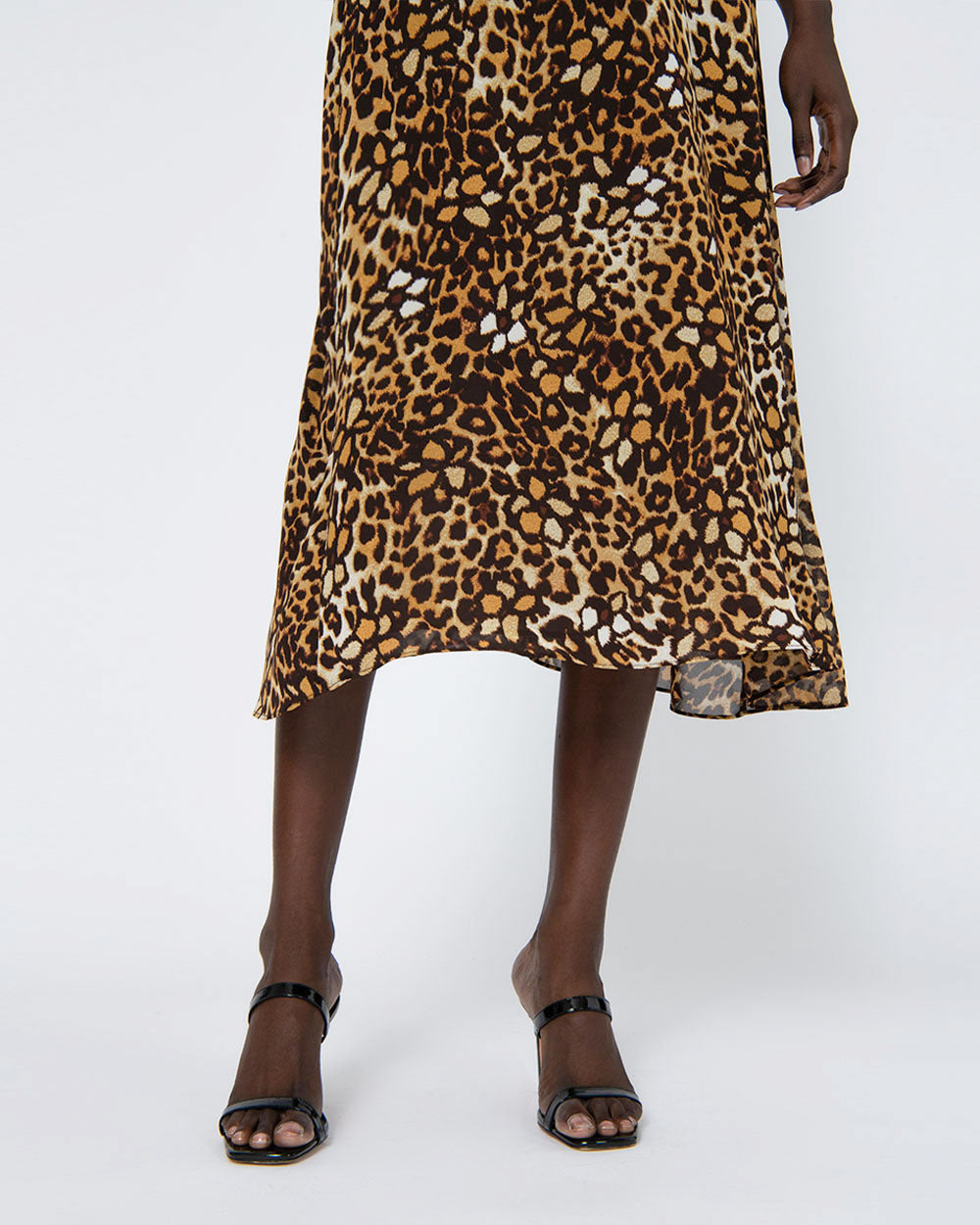 Janice Leopard Print Dress