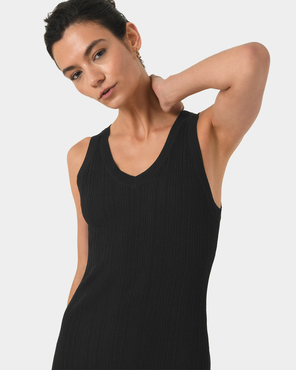 Isadora V-Neck Knit Dress