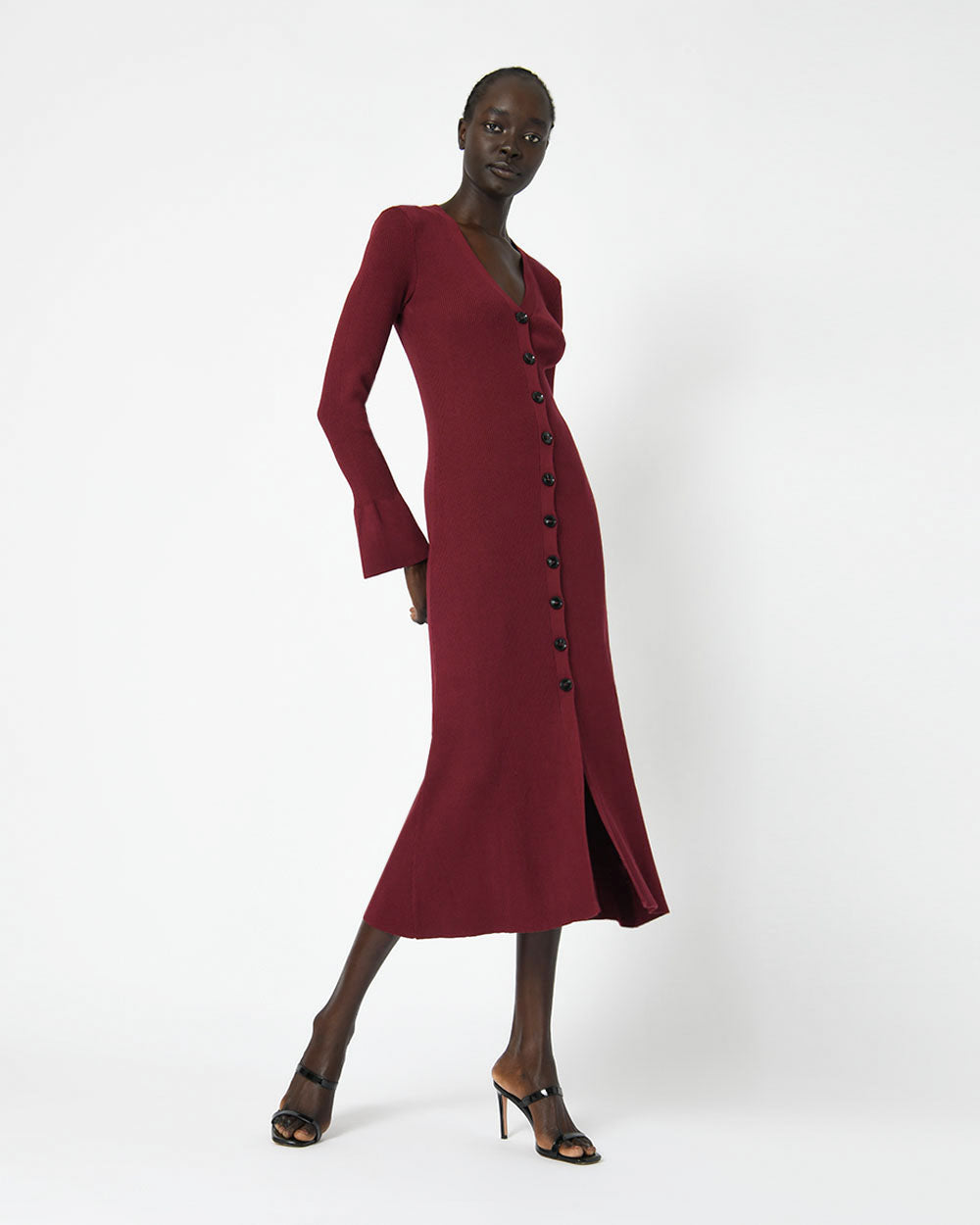 Rebekah Flared Sleeve Dress