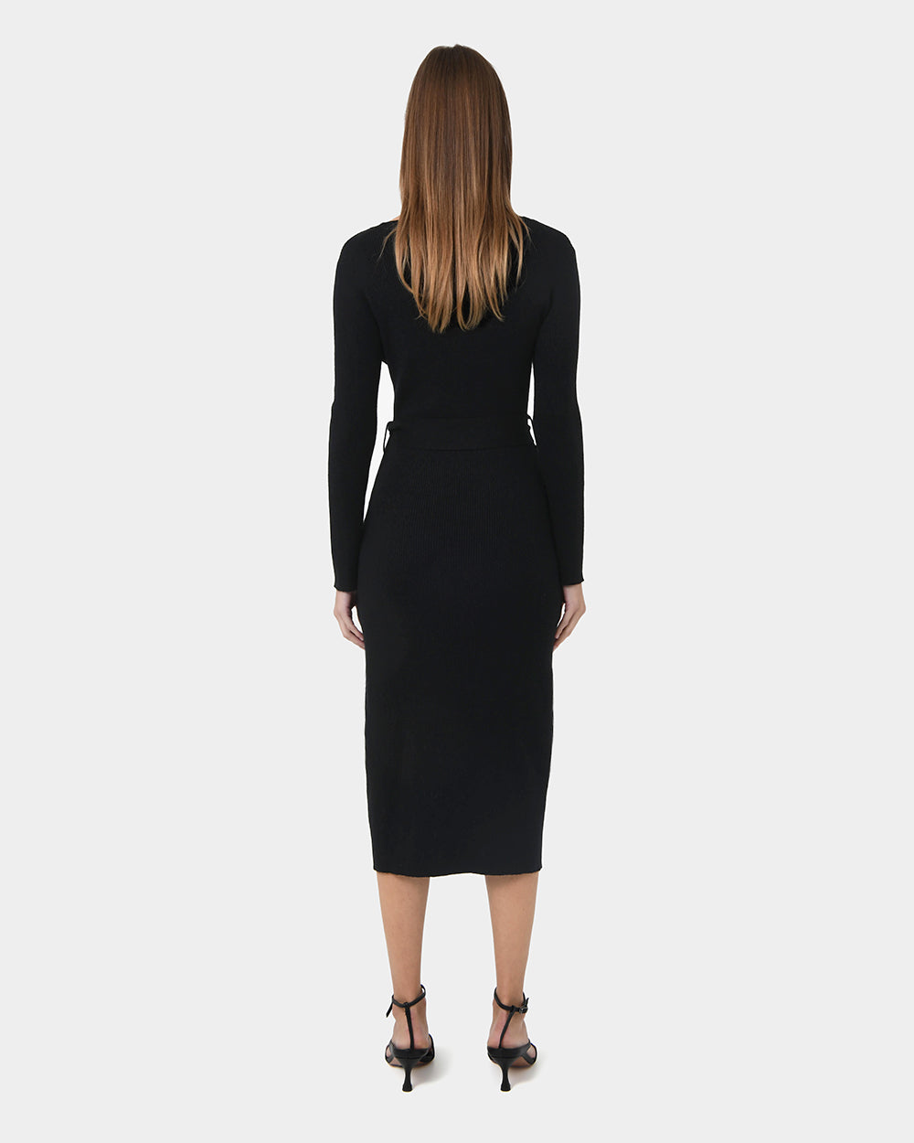 Amberly Tie Waist Knit Dress