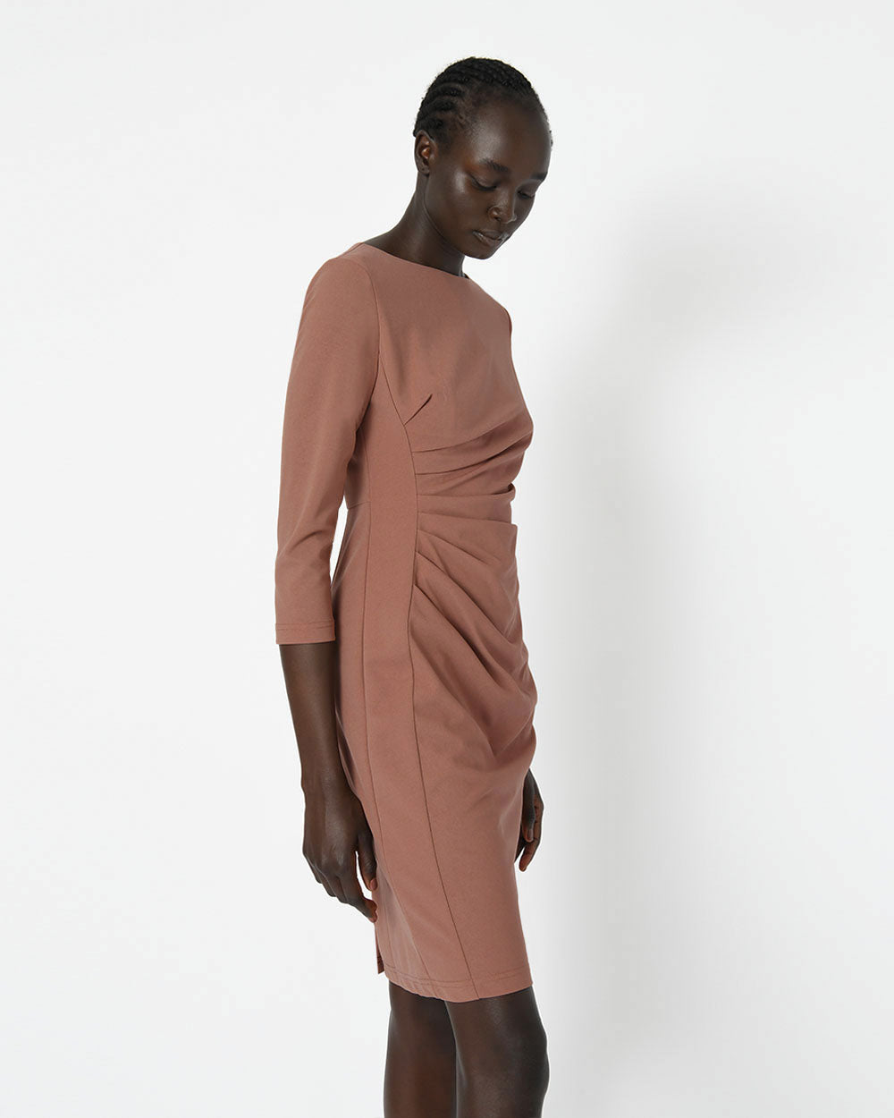 Lorraine Pleated Waist Dress
