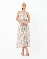 Mannuela Printed Halter Dress