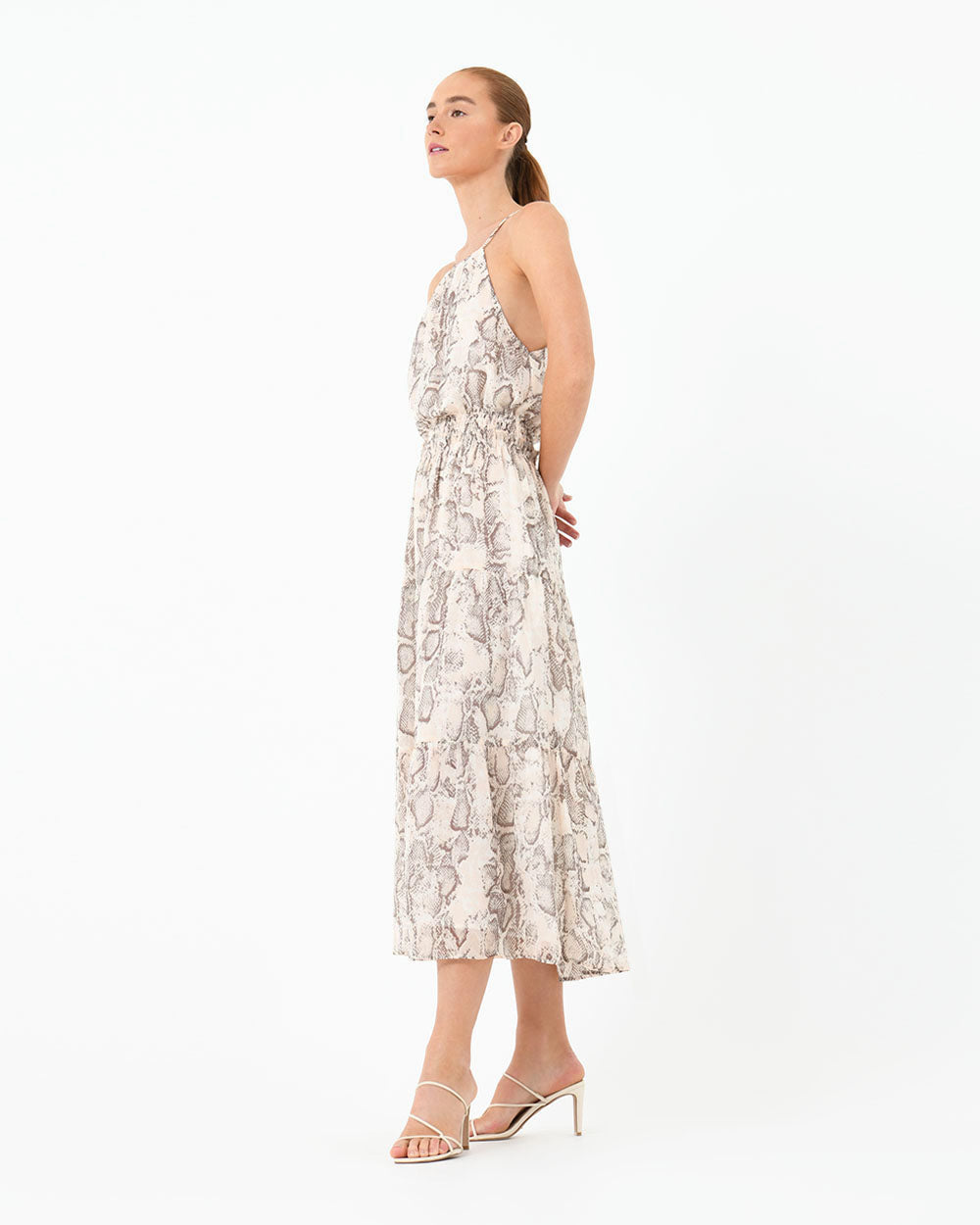 Mannuela Printed Halter Dress
