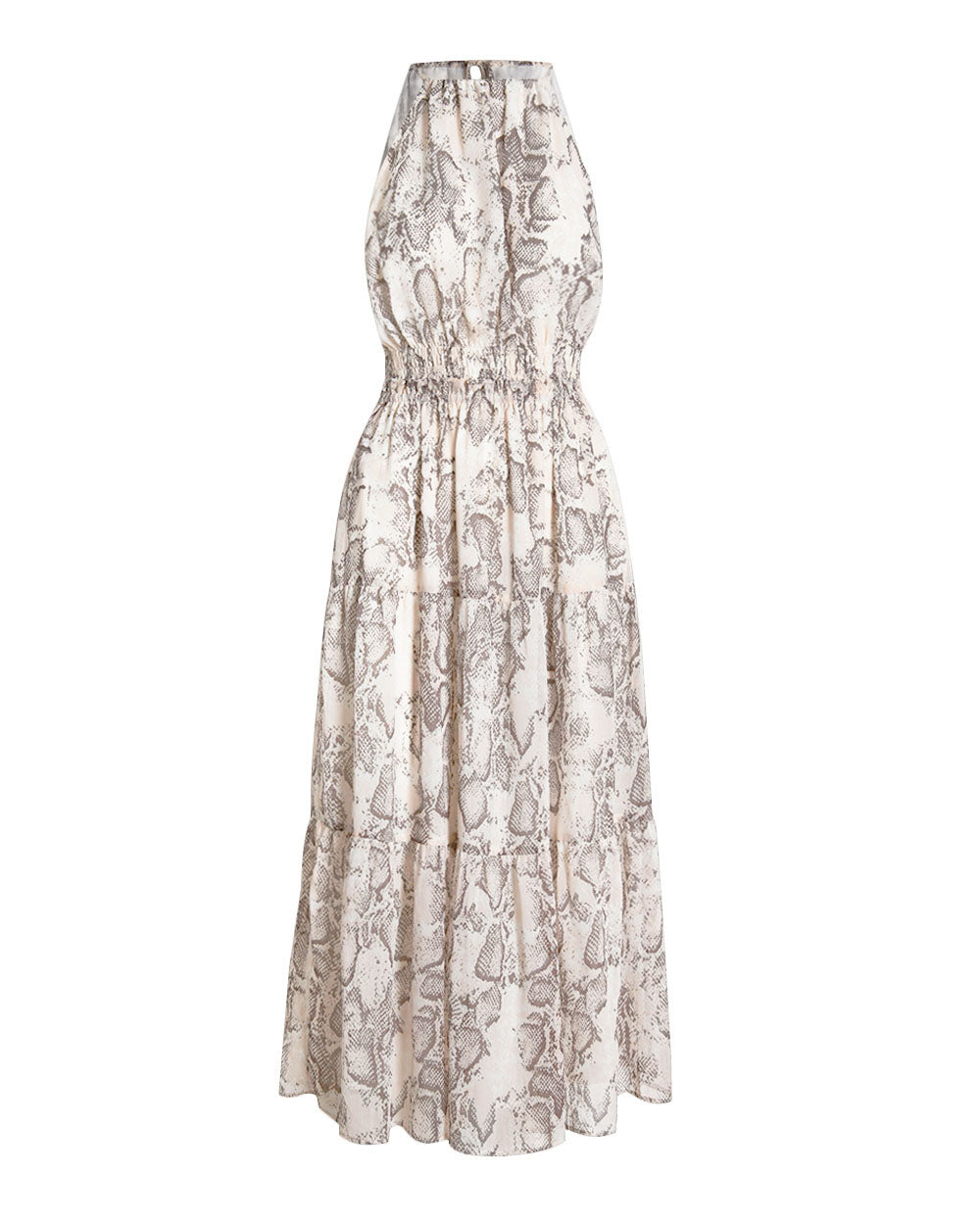 Mannuela Printed Halter Dress