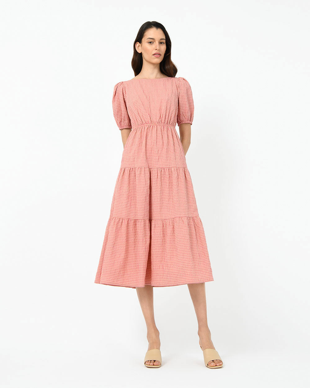Valencia Checkered Dress