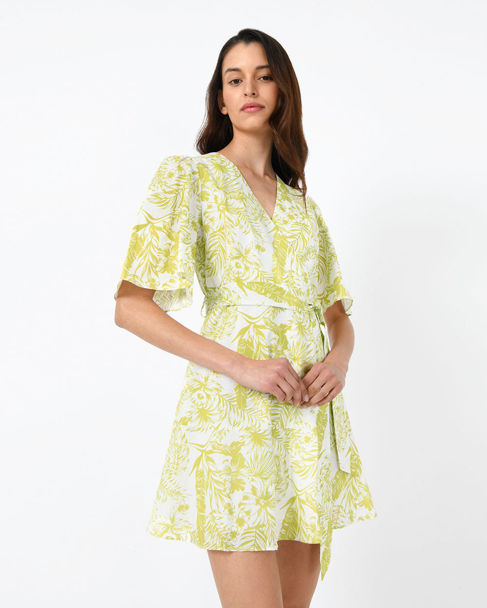 Tropez Tropical Print Dress