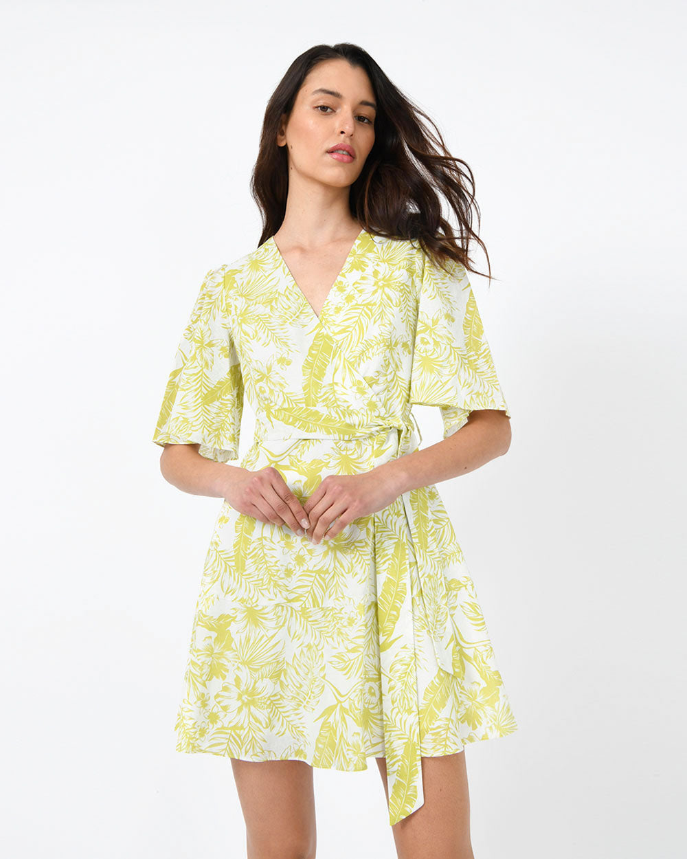 Tropez Tropical Print Dress