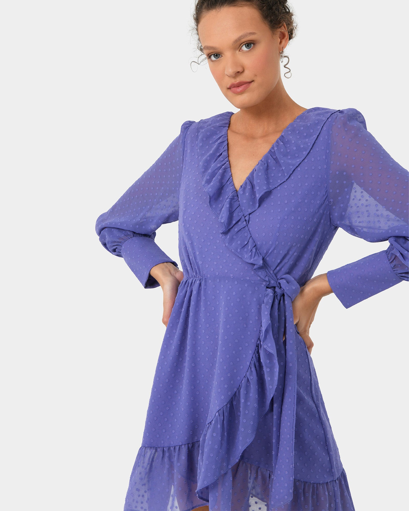 Savina Ruffle Mini Dress