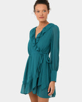 Savina Ruffle Mini Dress