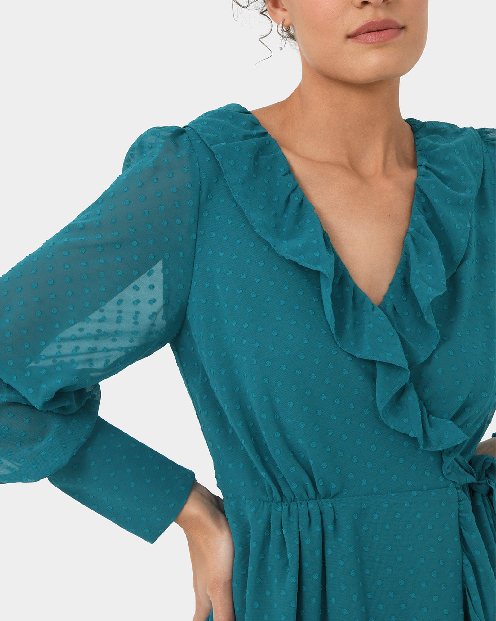 Savina Ruffle Mini Dress