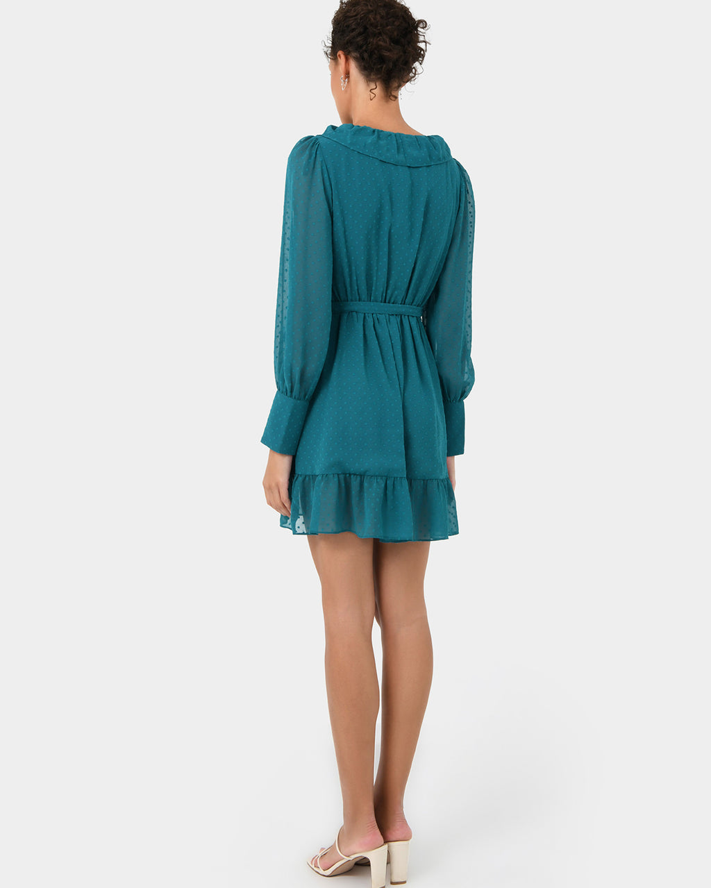 Savina Ruffle Mini Dress
