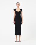 Mara Heart Neck Knit  Dress