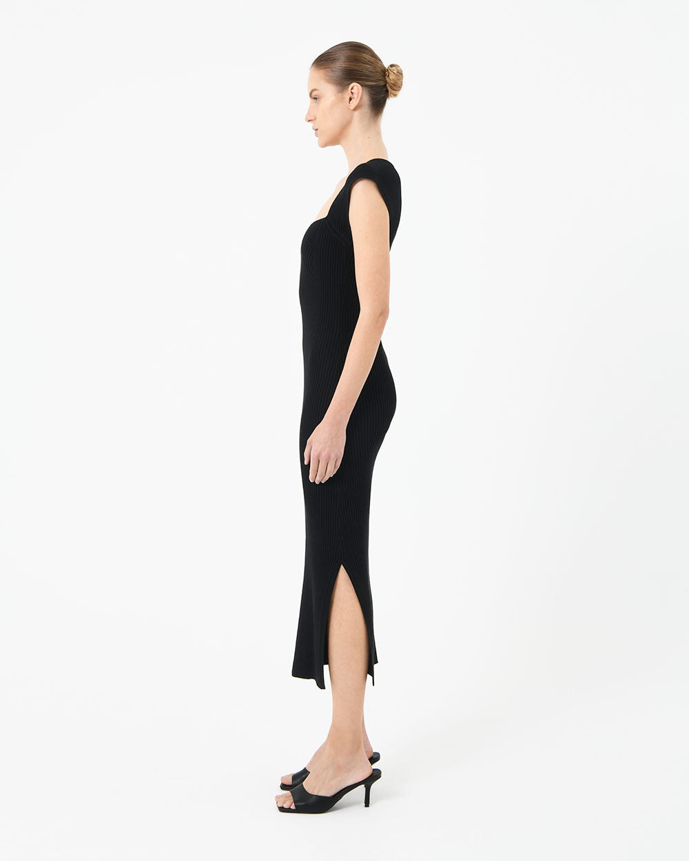 Mara Heart Neck Knit  Dress