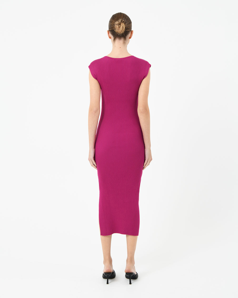 Mara Heart Neck Knit  Dress