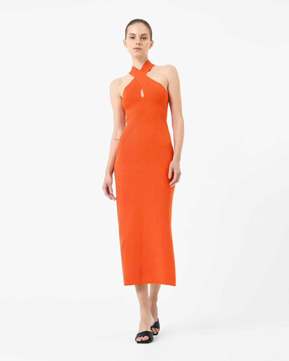 Beatrix Criss-Cross Neck Dress