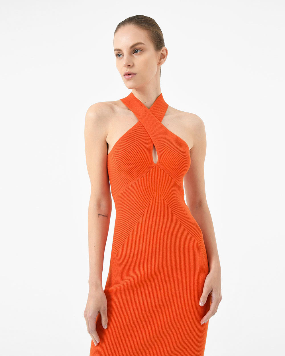 Beatrix Criss-Cross Neck Dress