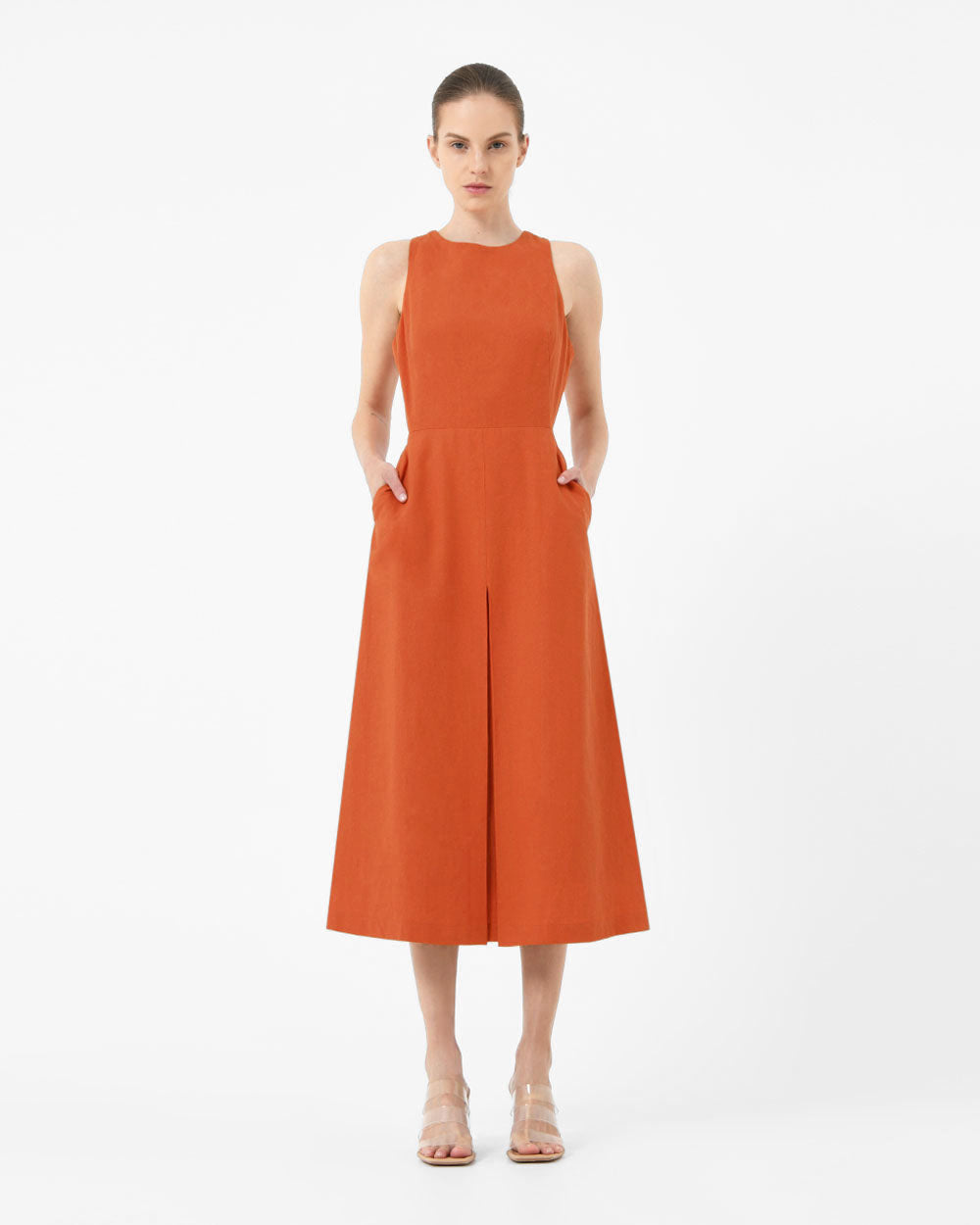Claudia Linen Maxi Dress