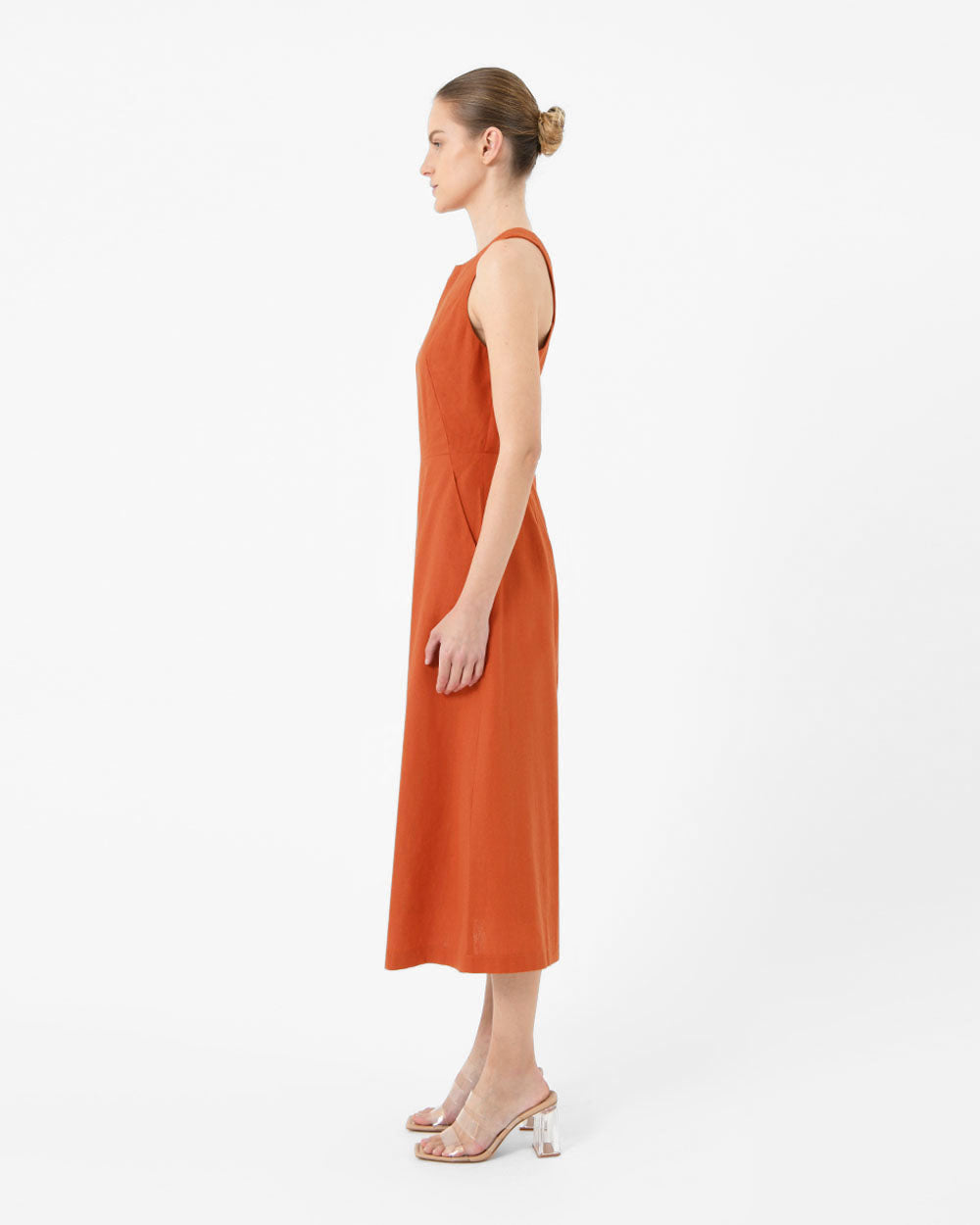 Claudia Linen Maxi Dress
