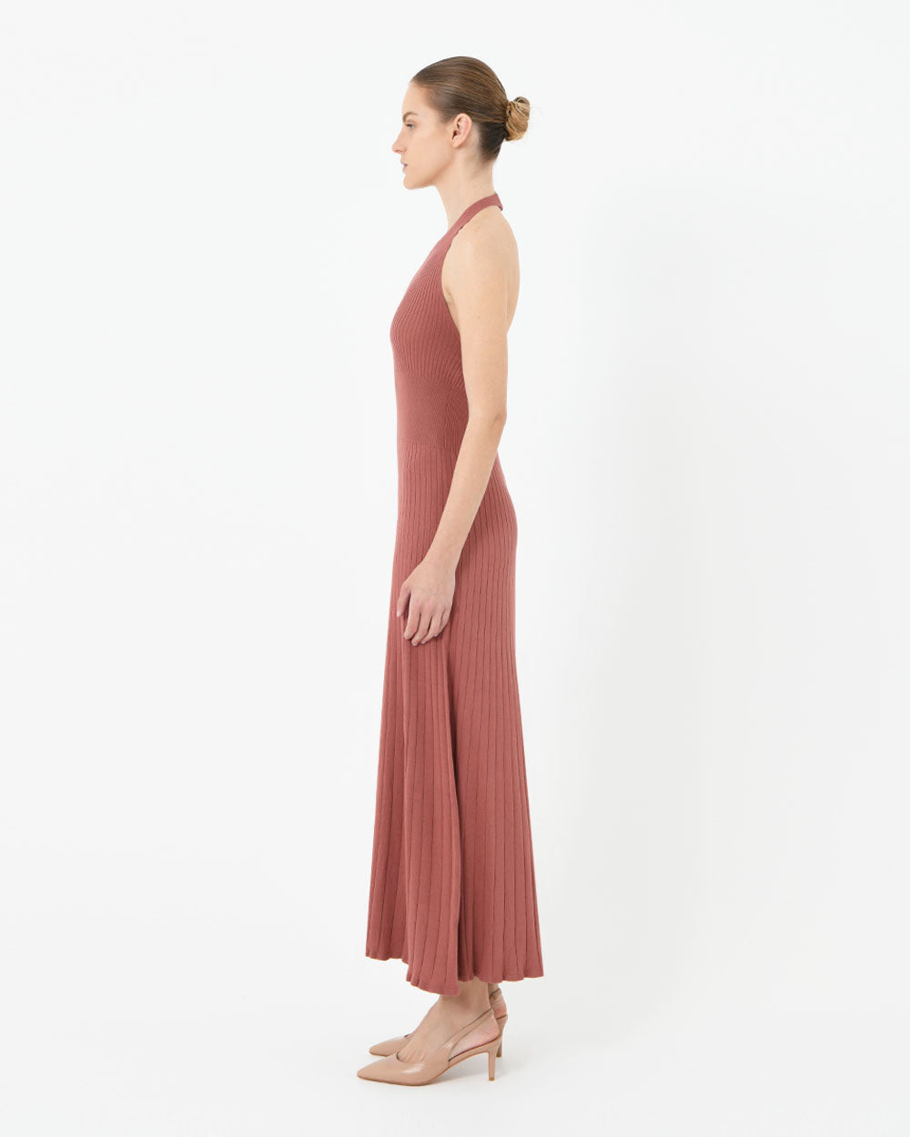 Akaroa Halter Neck Knit Dress