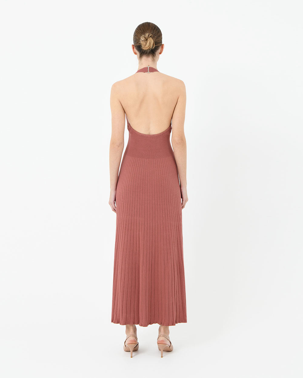 Akaroa Halter Neck Knit Dress