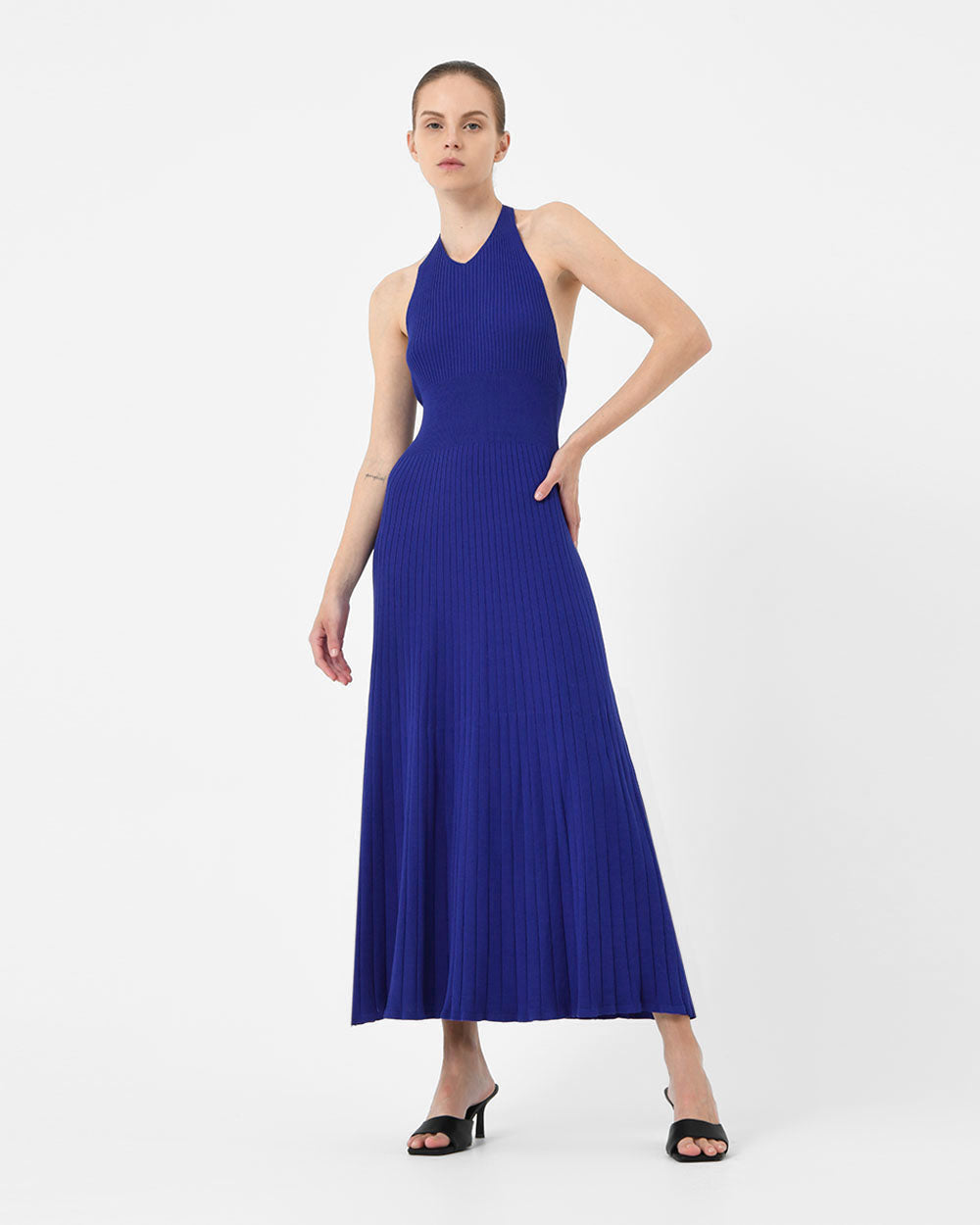 Akaroa Halter Neck Knit Dress
