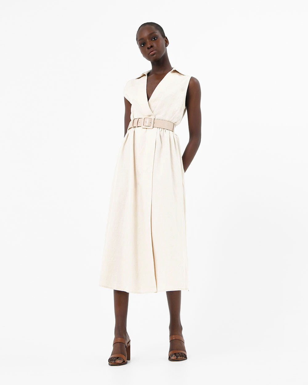 Annie Linen Blended Dress