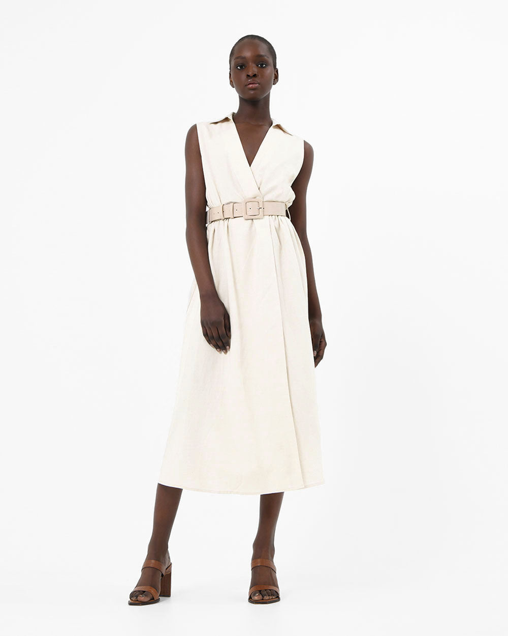 Annie Linen Blended Dress