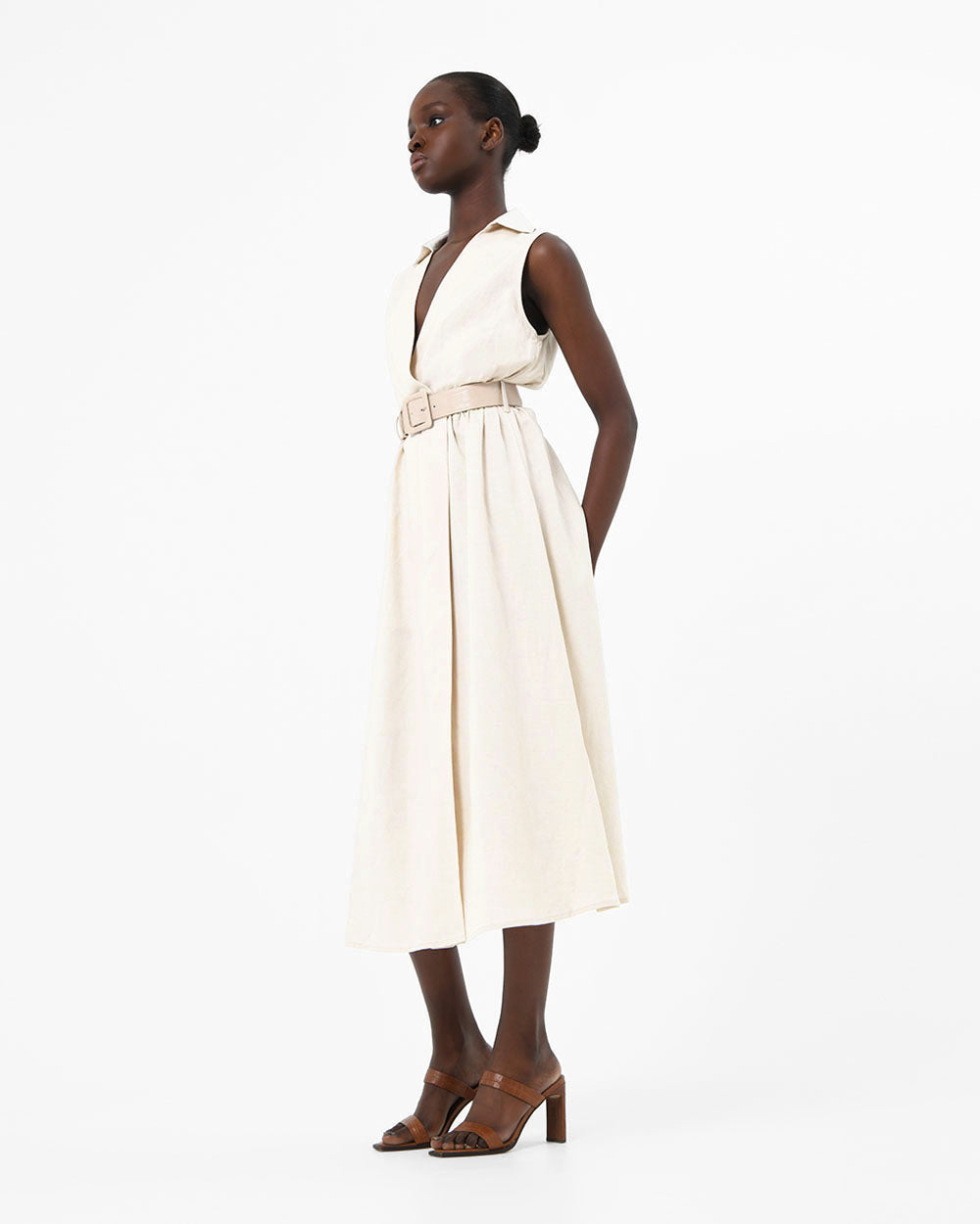 Annie Linen Blended Dress