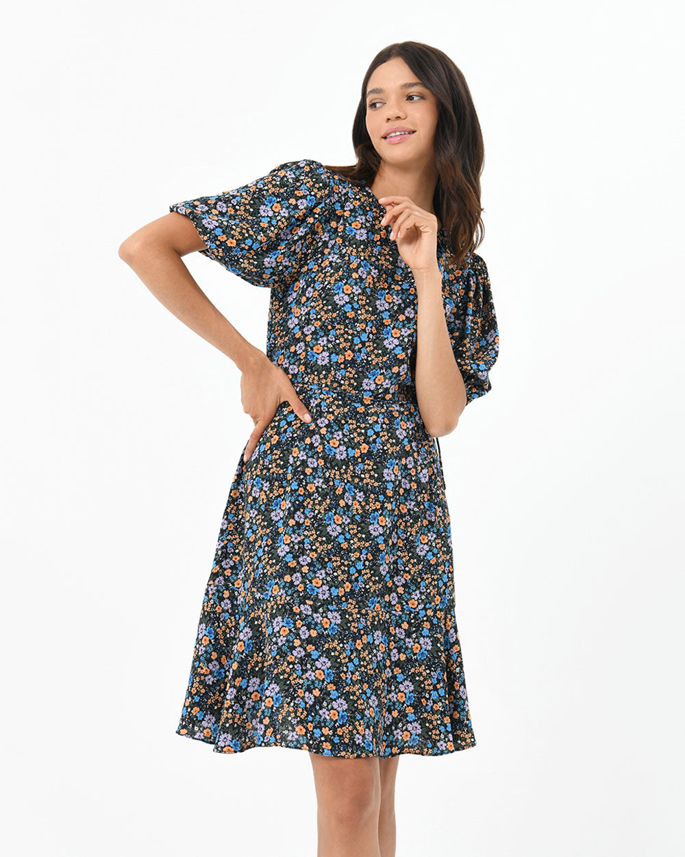 Petunia Balloon Sleeve Dress