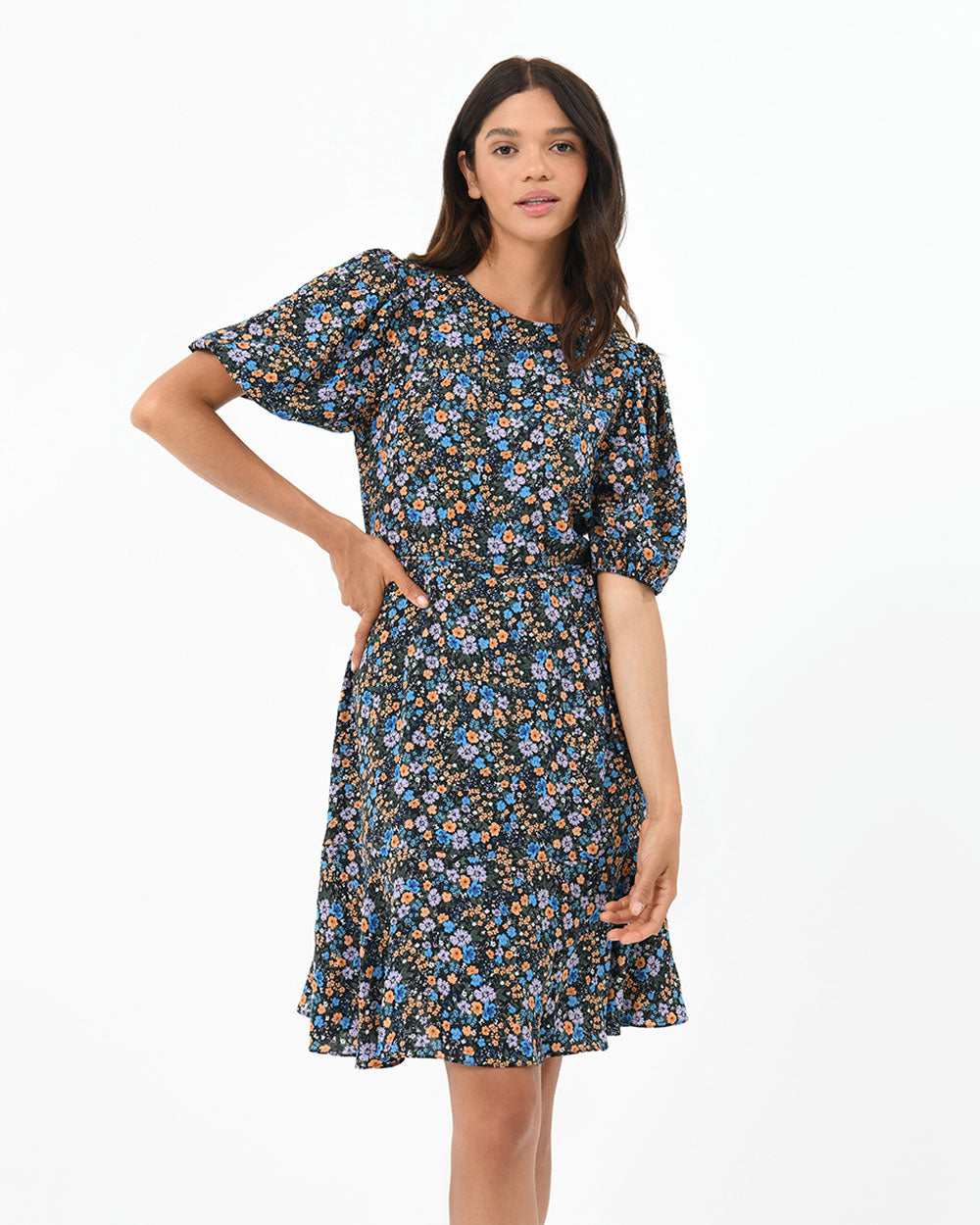 Petunia Balloon Sleeve Dress