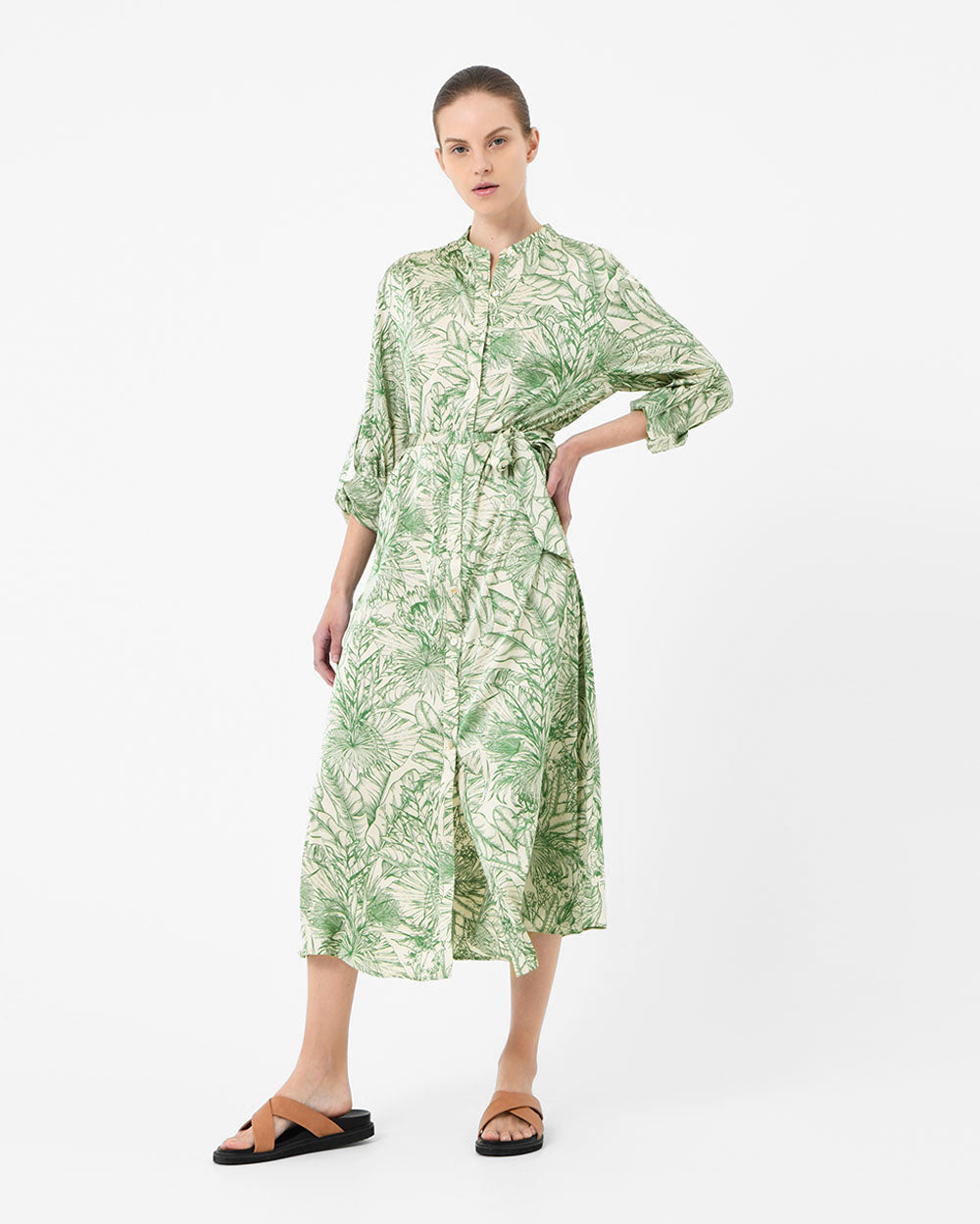 Neomi Printed Shirt Dress