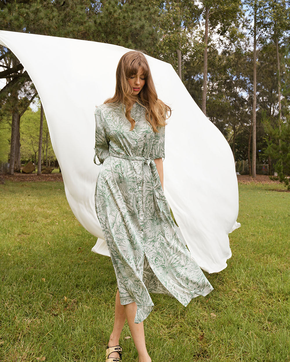 Neomi Printed Shirt Dress