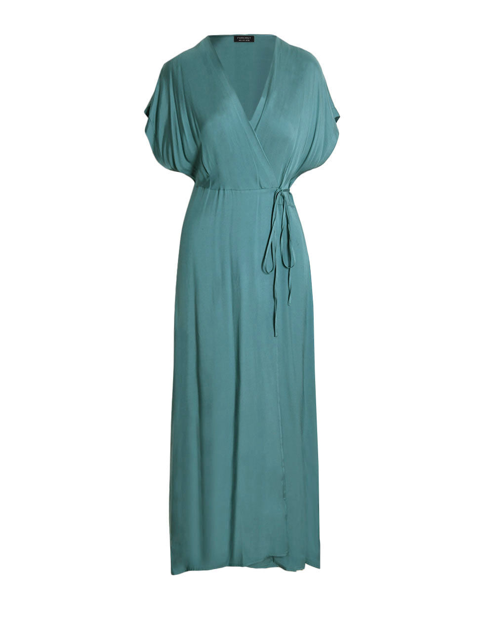Adelyne Long Cupro Wrap Dress