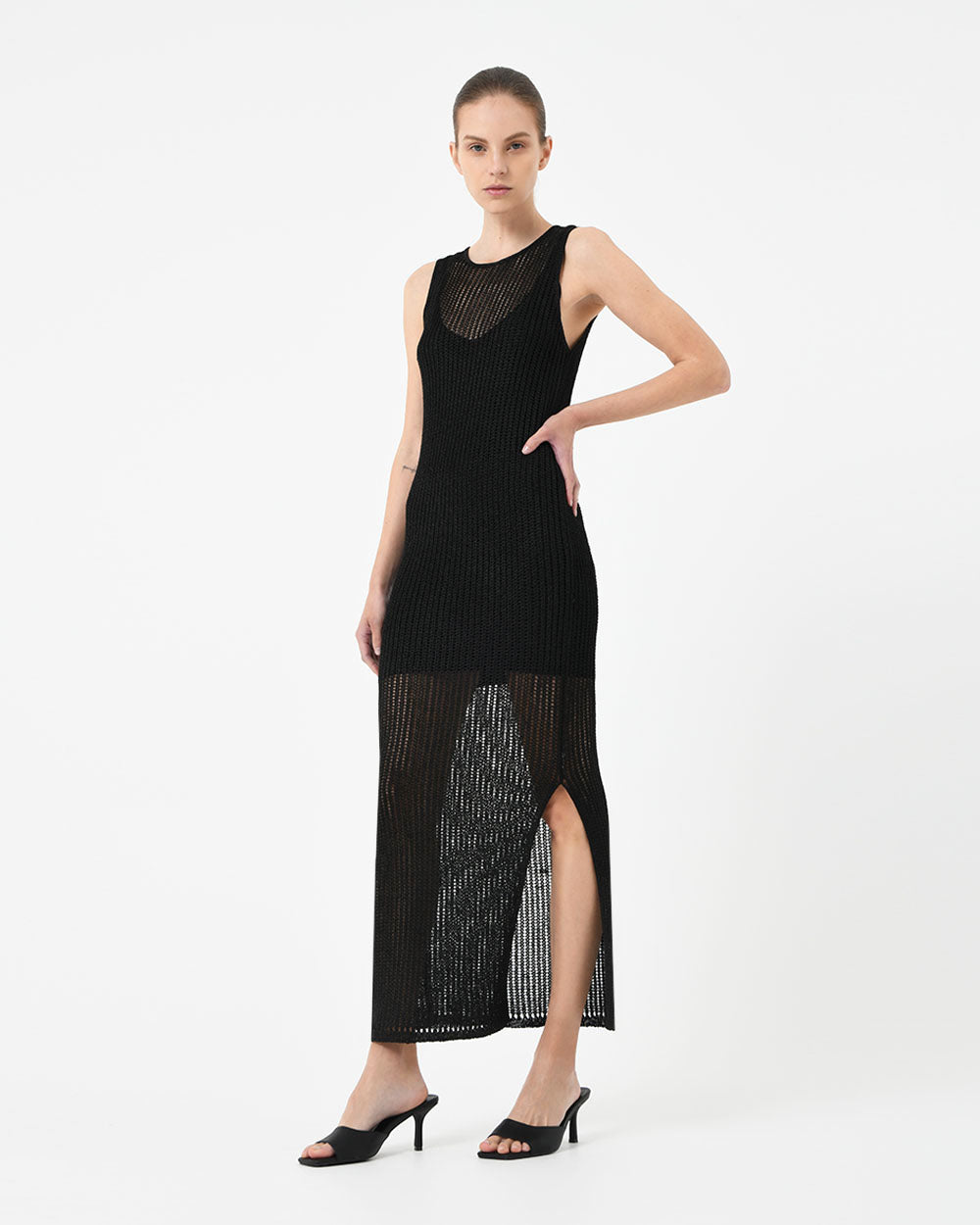 Milarose Crochet Knit Dress