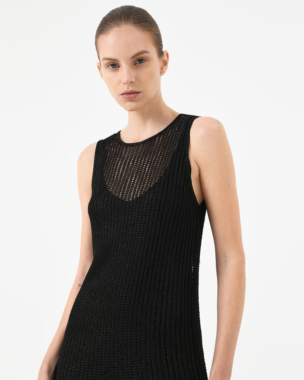Milarose Crochet Knit Dress