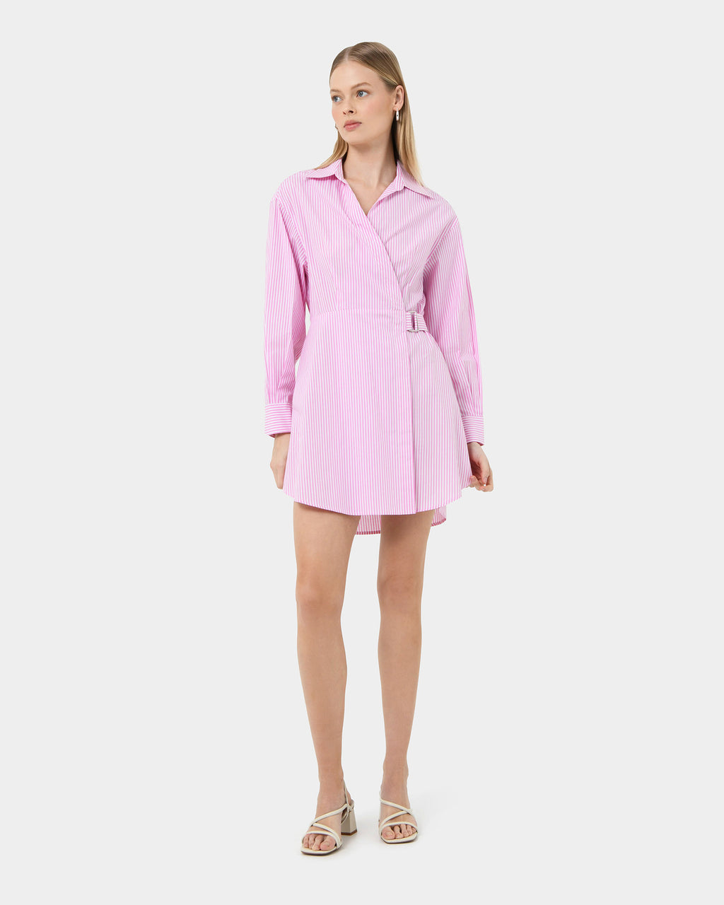 Manhattan Wrap Shirt Dress