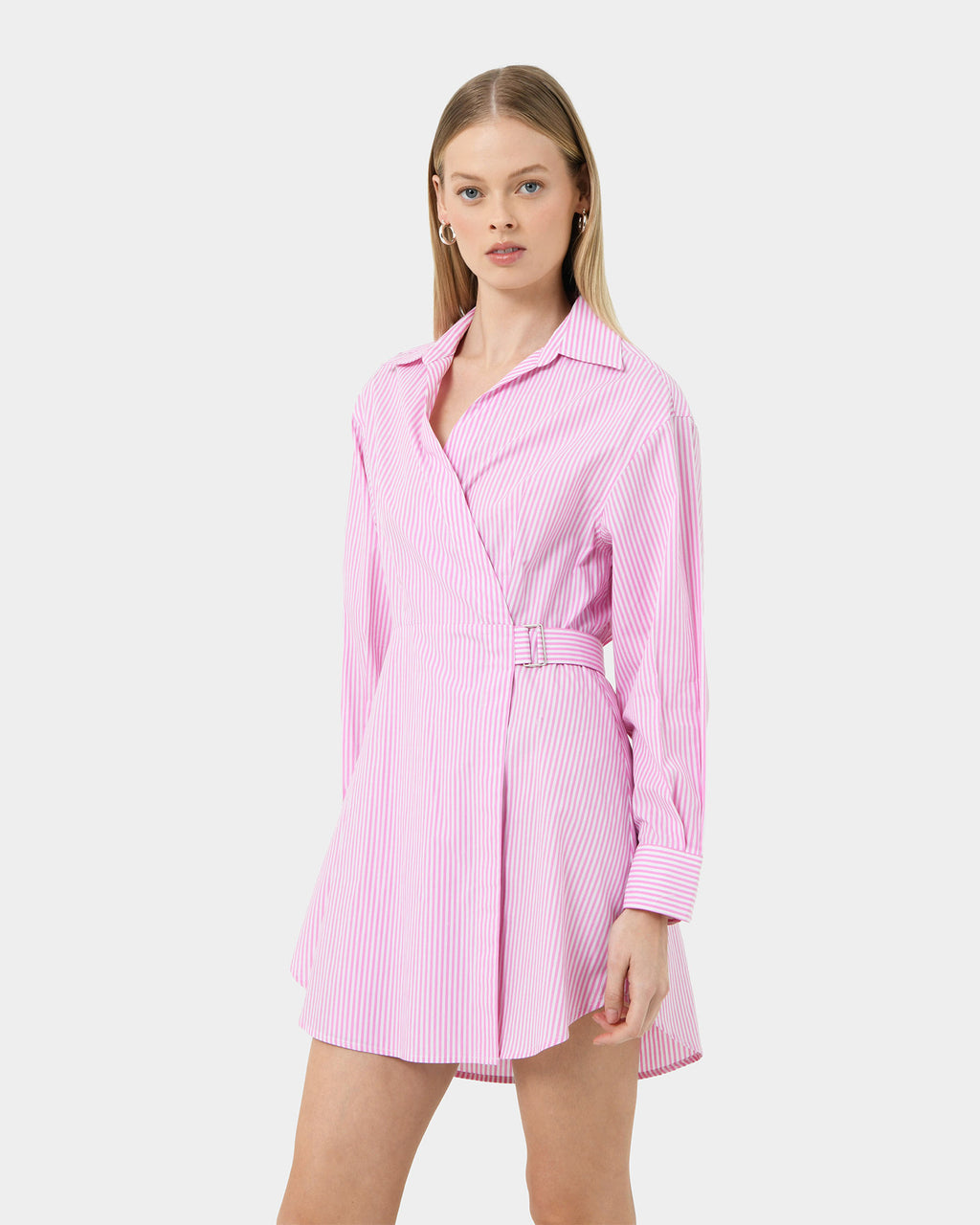 Manhattan Wrap Shirt Dress