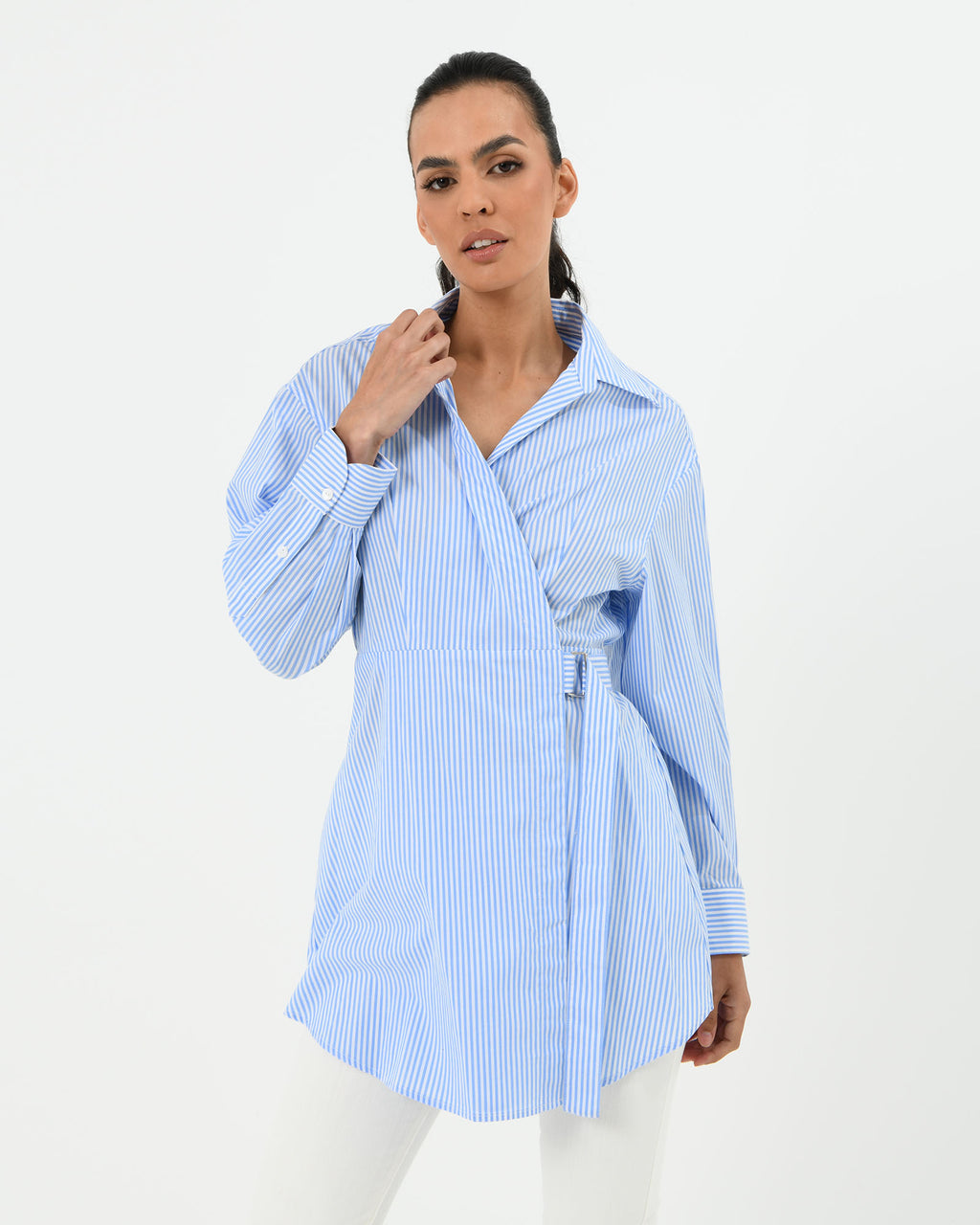 Manhattan Wrap Shirt Dress