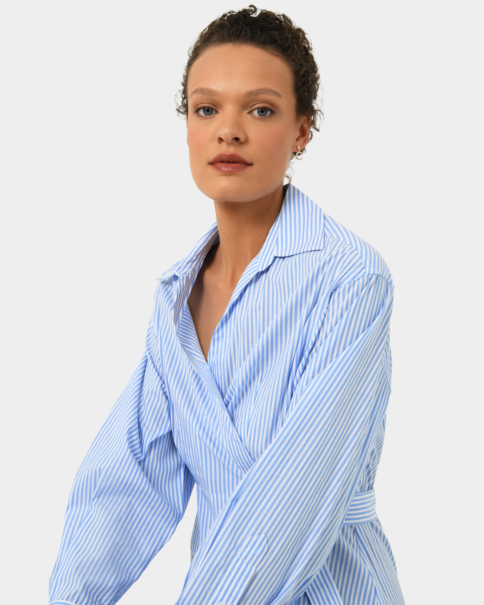 Manhattan Wrap Shirt Dress