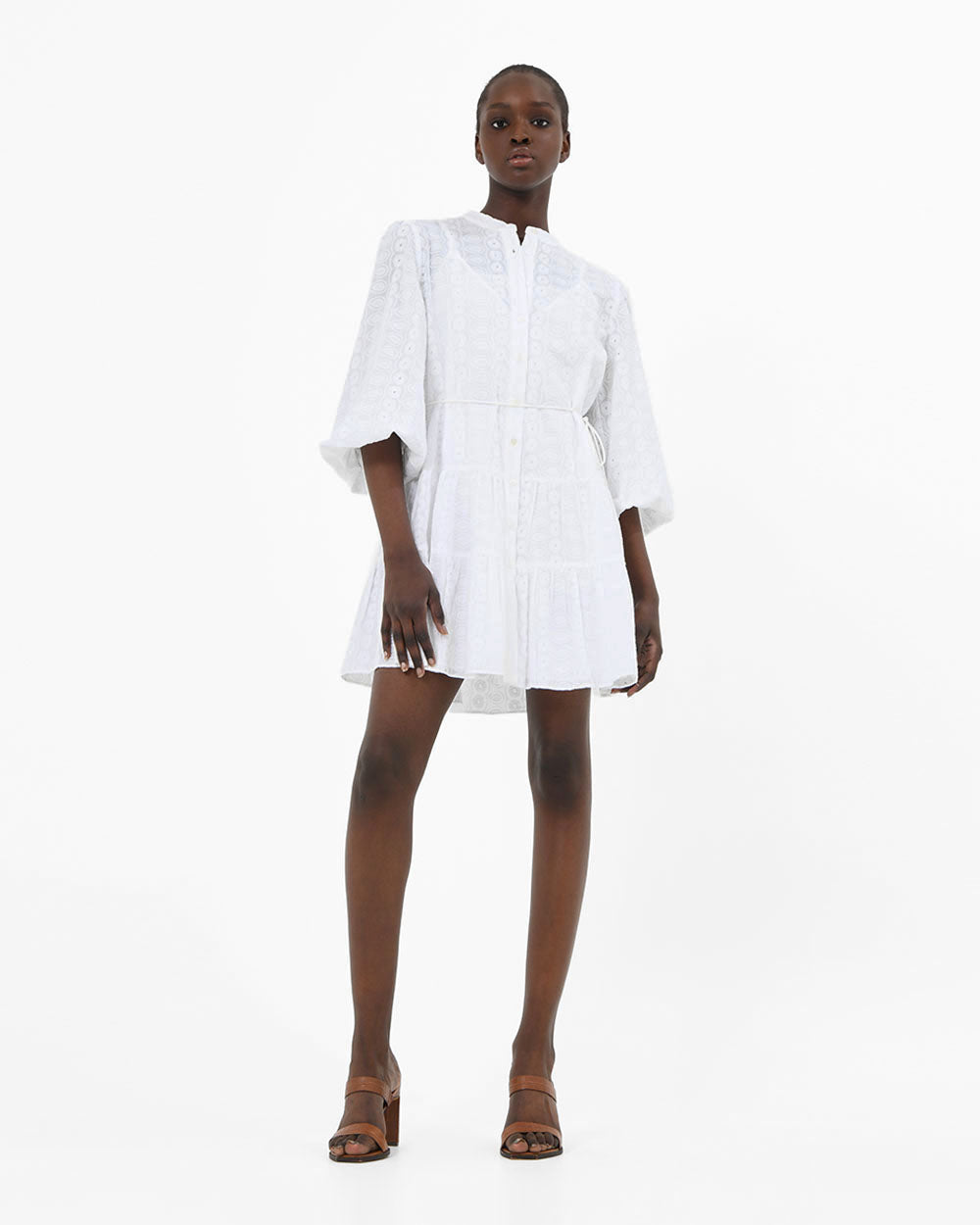 Vitanic Crochet Mini Dress