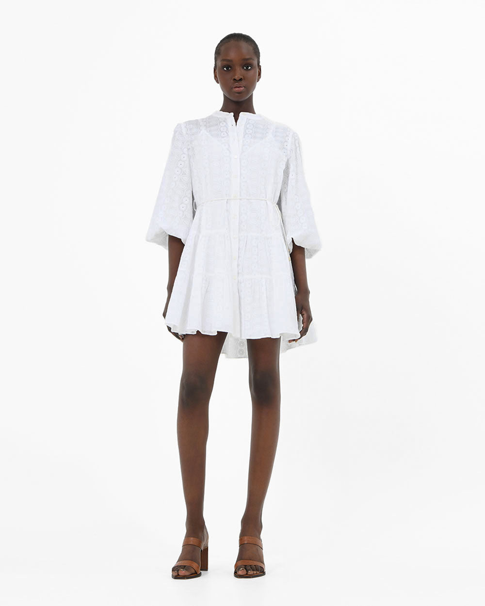 Vitanic Crochet Mini Dress