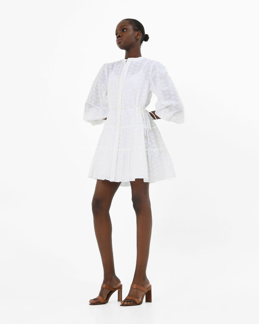 Vitanic Crochet Mini Dress