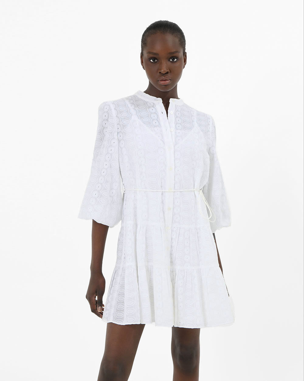 Vitanic Crochet Mini Dress