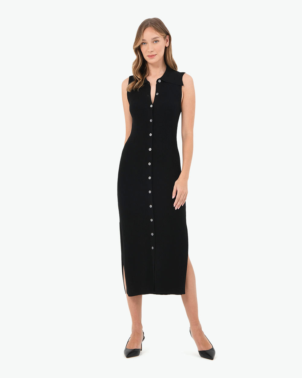 Kita Polo Collar Knit Dress