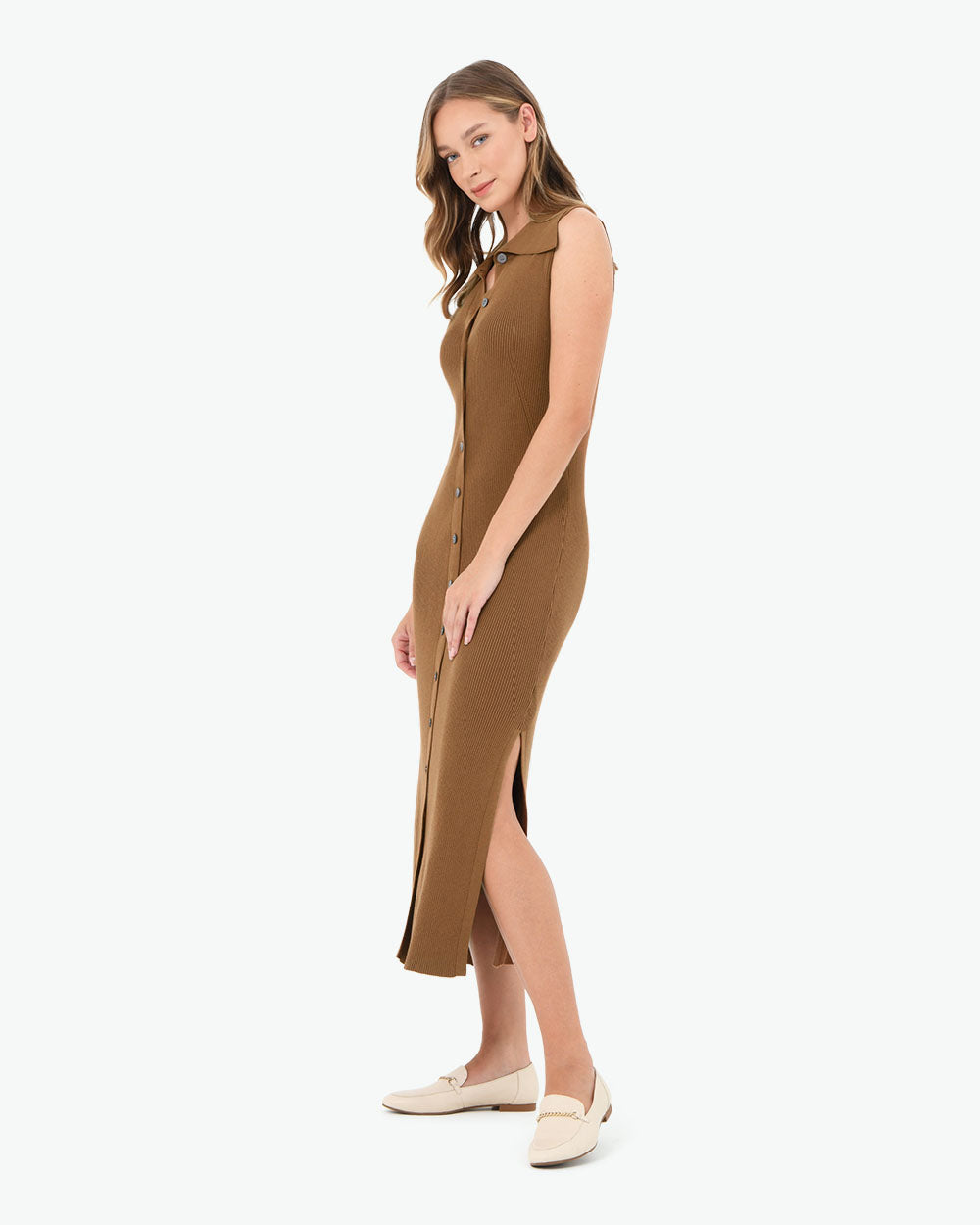 Kita Polo Collar Knit Dress