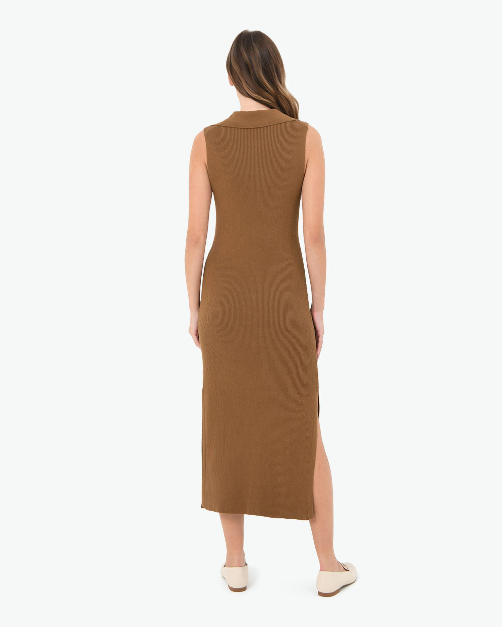 Kita Polo Collar Knit Dress