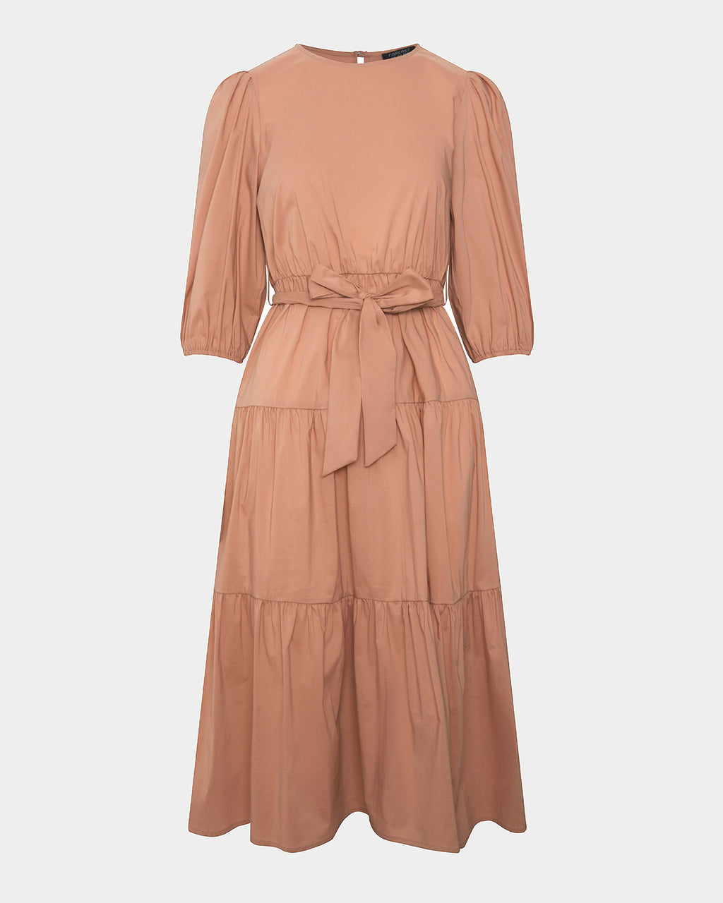 Ayah Poplin Puff Sleeve Dress